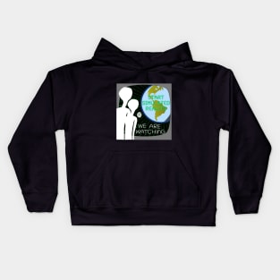 We Are Watching The Simulation Kids Hoodie